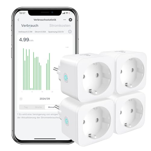 EIGHTREE WLAN Smart Steckdose 4er Pack