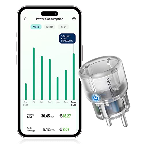 GreenSun WLAN-Steckdose mit Strommessung